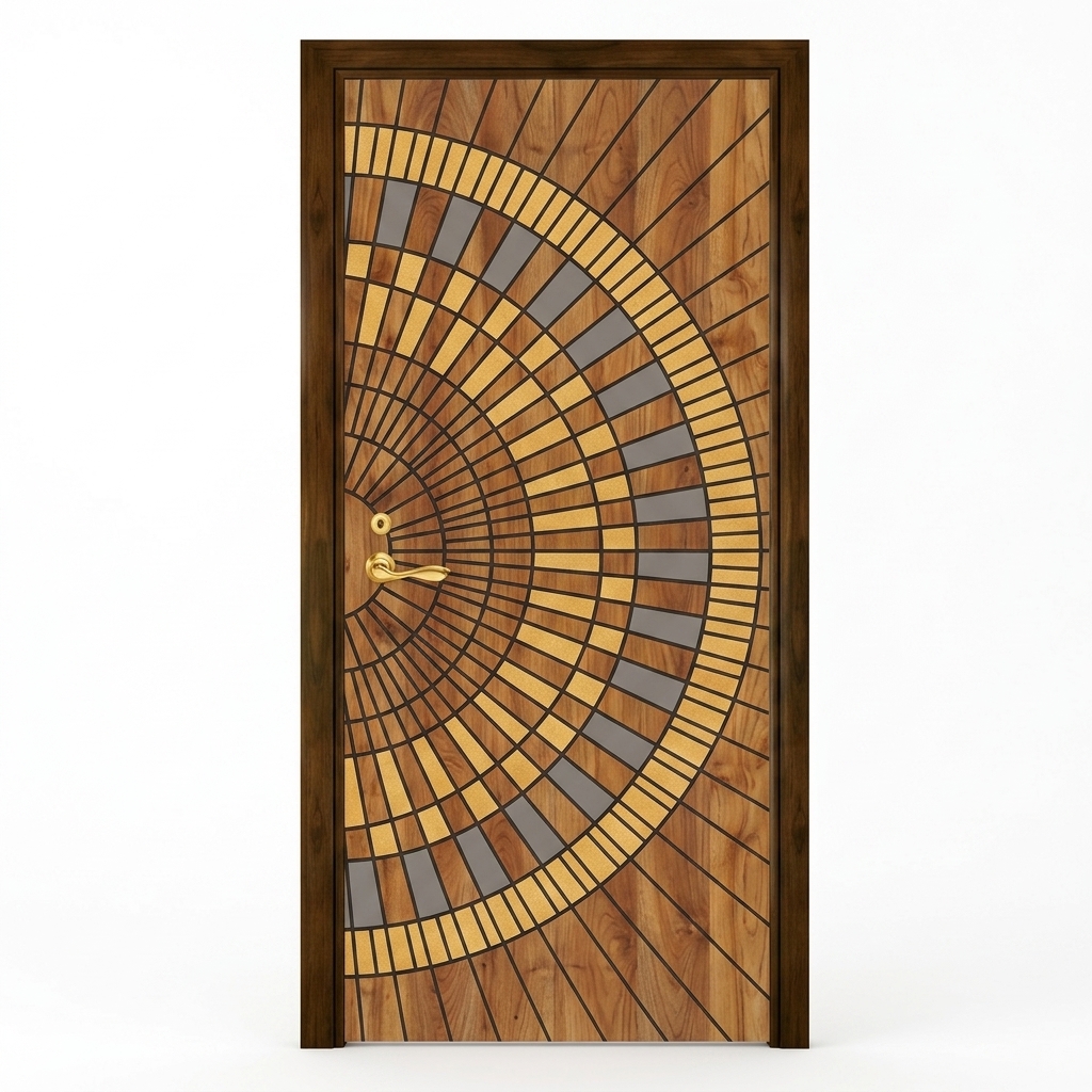 Digital printed WPC doors manufactured in Hyderabad