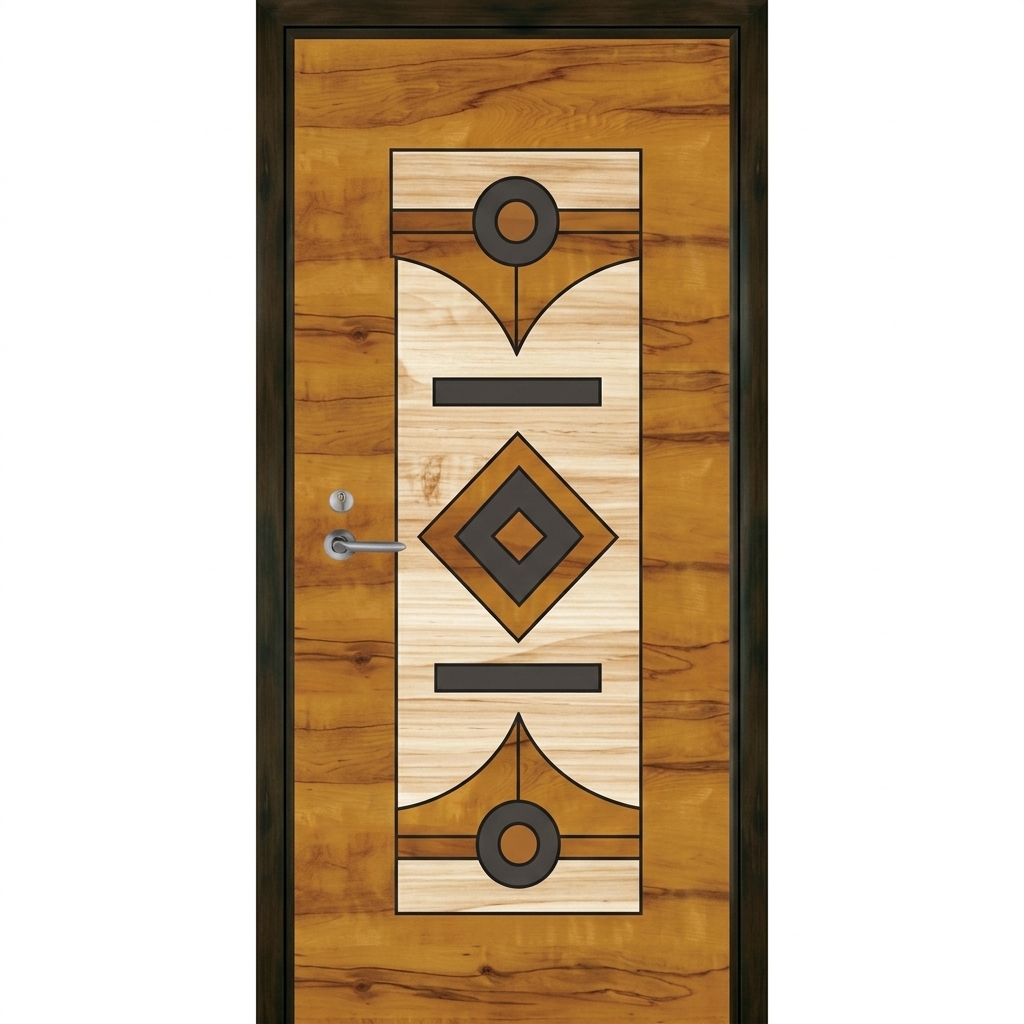 VNEX VX-50 Geometric Panel Digital Door